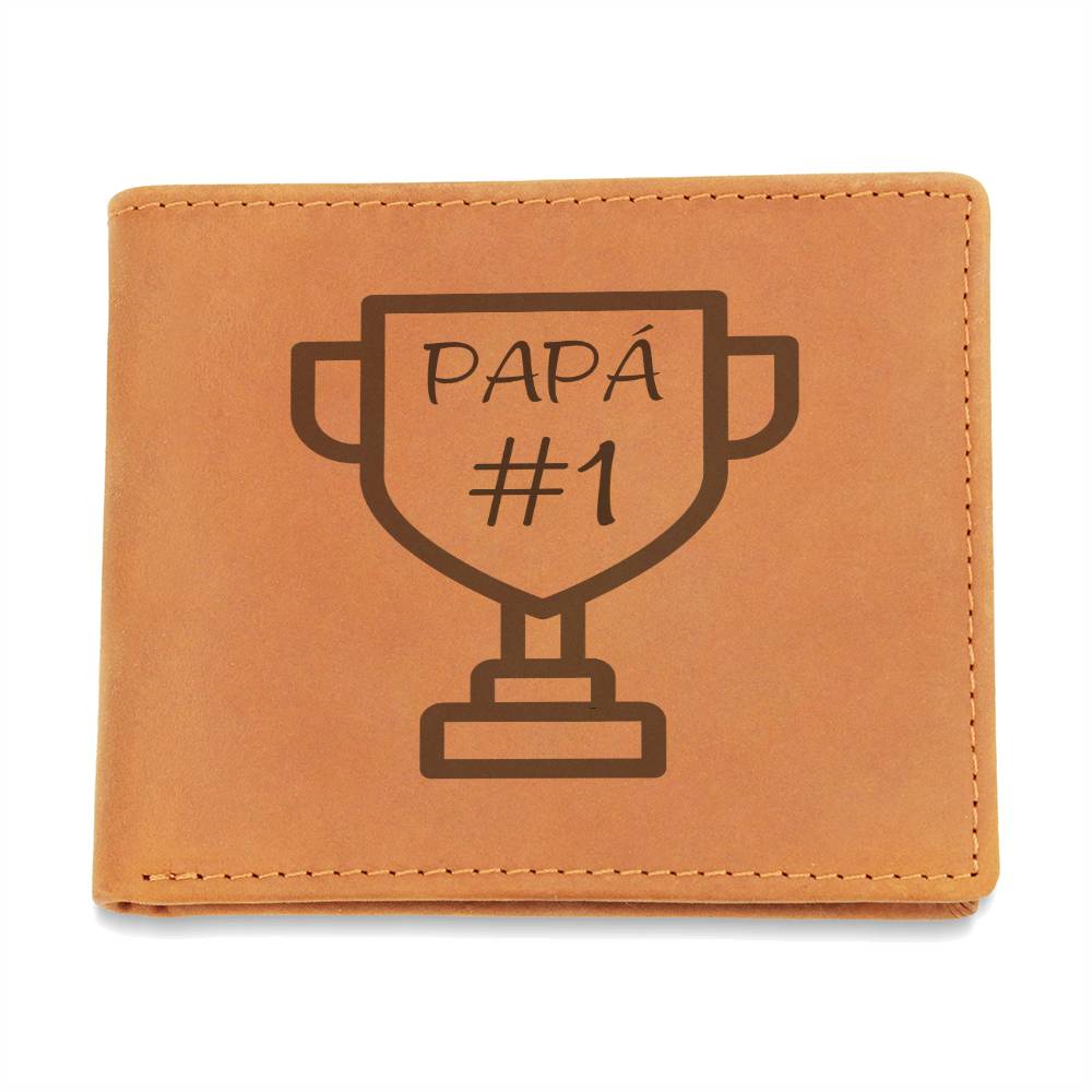 PAPÁ #1 Trofeo Billetera