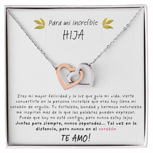 Para Mi Hija Nunca Separadas Collar