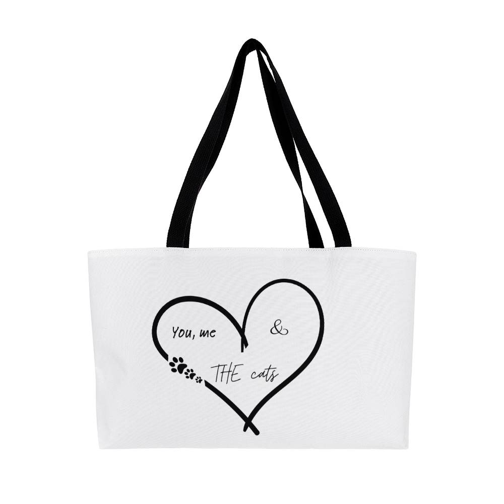 You, Me And The Cats Weekender Tote Bag