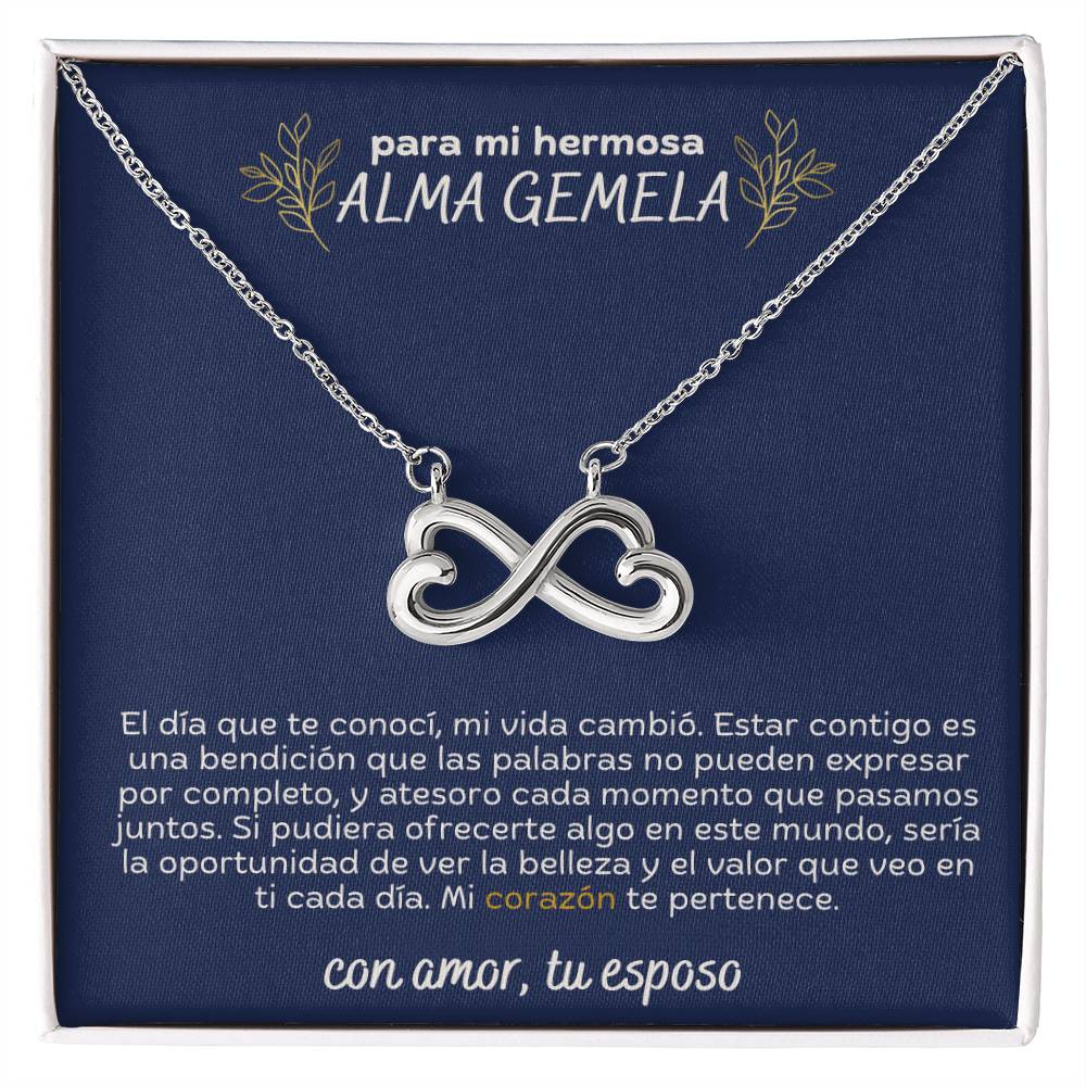 Para Mi Alma Gemela Mi Corazon Collar