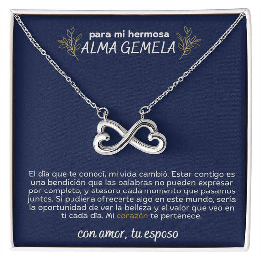 Para Mi Alma Gemela Mi Corazon Collar