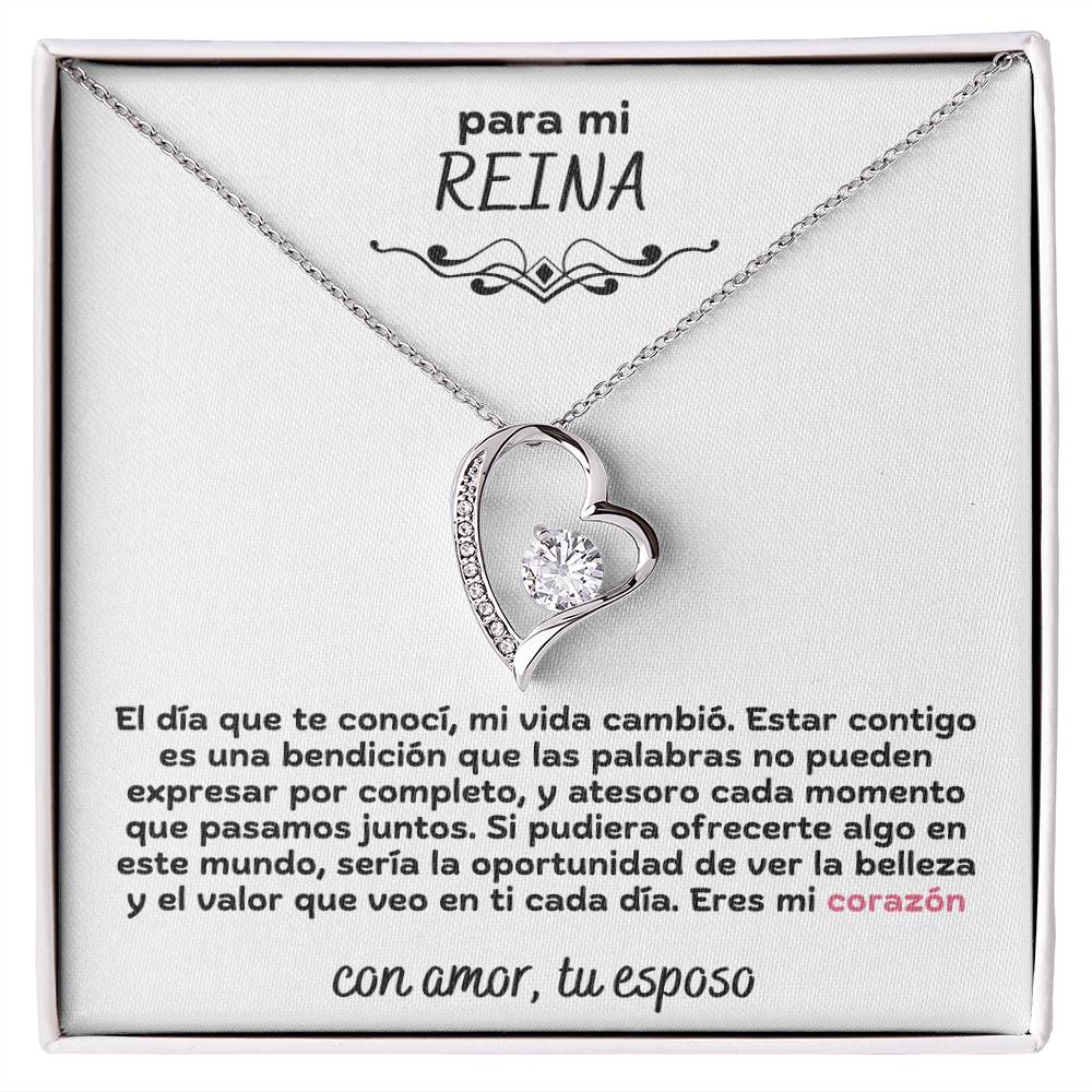 Para Mi Reina Mi Corazon Amor Eterno Collar