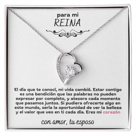 Para Mi Reina Mi Corazon Amor Eterno Collar