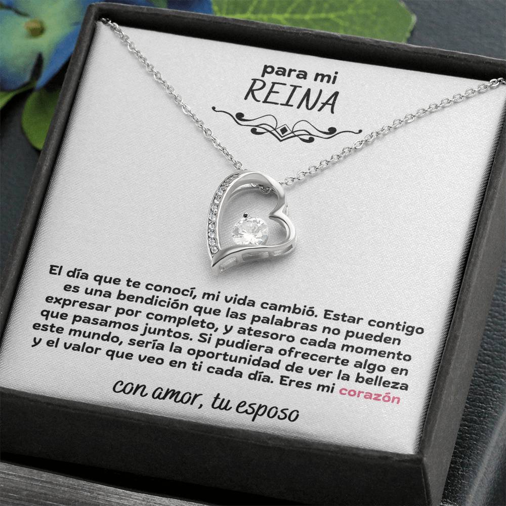 Para Mi Reina Mi Corazon Amor Eterno Collar